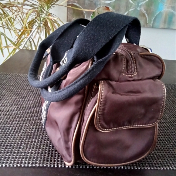 Franco Sarto Brown Nylon Handbag - Picture 6 of 10